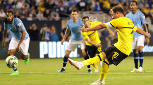 Borussia dortmund host manchester city with the tie in the balance after a strong display in manchester. Manchester City V Borussia Dortmund Match Report 21 07 18 International Champions Cup Goal Com