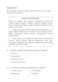 Kertas Pemahaman Tahun 3 In 2020 Negeri Sembilan Dapur Senawang