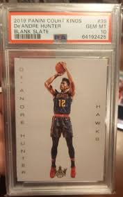 De'Andre Hunter 2019 Court Kings #39 Blank Slate /(SSP) Price Guide
