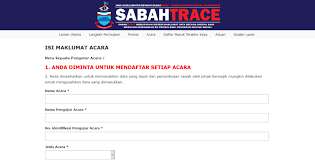 Contoh nama sesuai untuk perniagaan online usahawan com. Daftar Sabah Trace Online Pendaftaran Majlis Sosial Premis Perniagaan