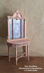 Miniature French Provencal Hall Table Dollhouse Foyer Etsy Doll Furniture Diy Doll House Diy Dollhouse Furniture