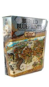 Bepuzzled 1000 piece buried blueprints puzzle the legend of king arthur vintage. Buried Blueprints Puzzles From The Past The Garden Of Eden 1000 Pieces Complete 9 99 Picclick Uk