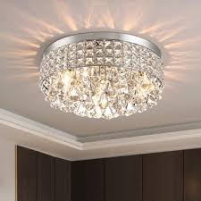 Crystal Light Flush Mount Wayfair