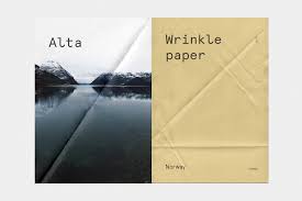 Wrinkle Fold Paper Mockup Paper Mockup Professional Business Card Design Stationery Mockup