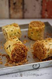 Coba Coba Yuk Floss Chicken Roll Bun Water Roux Makanan Ide Makanan Makanan Ringan Gurih