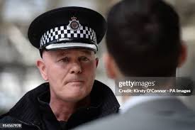 Chief Superintendent John Conaghan speaking at Waterloo station in... News  Photo