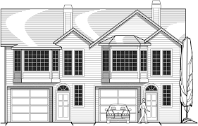 A reverse living plan by its nature demands open plan living/entertaining/cooking areas with lots of glass to bring the outside in. Duplex House Plans Town House Plans Reverse Living House Plans