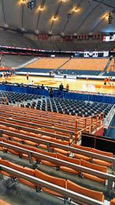 carrier dome section 107 home of syracuse orange