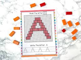 That makes it so that they are 100% scale and easy to replicate. Lego Letters Lego Alphabet Mats Fun With Mama