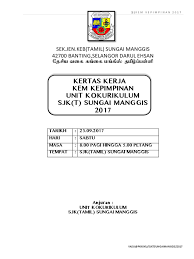 Kertas kerja kursus kepimpinan pengawas pss. Kertas Kerja Kem Kepimpinan Unit Kokurikulkum 2017
