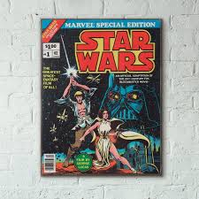Marvel S Star Wars Comic Book Special Edition 1977 Wooden Poster Woodenposters Com