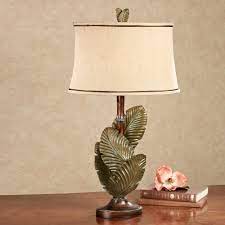 Tropical home decor, tropical tableware, tropical lamps, furniture. Layered Palms Tropical Table Lamp