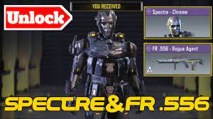 · epic story missions · challenge missions · unlock skins and more. Unlock Spectre Chrome New Fr 556 Rogue Agent Gun Skin Gameplay Cod Mobile S1 Battle Pass Youtube