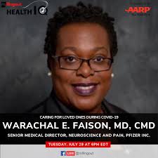 Meet Dr. Warachal Eileen Faison, a geriatric psychiatrist, and Sr. Medical  Director of Neuroscience & Pain at Pfizer. She will join a panel