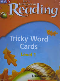 Sra reading laboratory™ 2.0 is an interactive, personalized reading practice program based on the classic sra reading laboratory print program created by don h. 9780076026708 Early Interventions In Reading Level 1 Tricky Word Cards Sra Early Interventions In Reading Abebooks Torgesen Mathes 0076026701