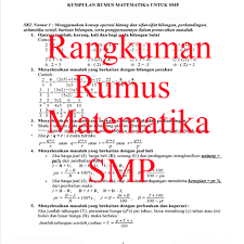 Selanjutnya sifat distributif dari perkalian. App Insights Rangkuman Rumus Matematika Smp Apptopia