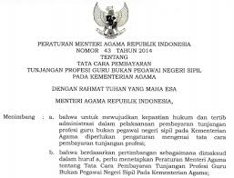 Sk jabatan fungsional guru kemenag. Mulai 1 Januari 2015 Tunjangan Sertifikasi Guru Non Pns Kemenag Dibayar Setara Gaji Pokok Sesuai Inpasing Info Pendidikan Keagamaan Dan Madrasah Info Pendidikan