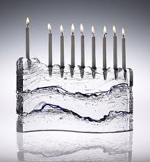 Wave Menorah By Joel And Candace Bless Art Glass Menorah Artful Home Breeze through the chanukah menorah lighting with a step by step guide on everything from which menorah is kosher to how to arrange and light your own menorah. wave menorah