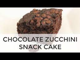 Chocolate Zucchini Snack Cake Recipe Clean And Delicious Chocolate Zucchini Snack Cake