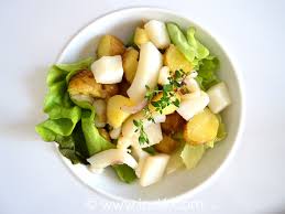 Seiche En Salade Pommes De Terre Primeur Salade De Seiche Salade Pomme De Terre Salade Pomme