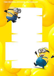 Free Printable Minions Baby Shower Invitation Templates Free Printable Birthday Invitation Templates Bagvania
