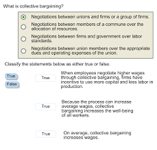 Something offered or acquired at a price advantageous to the buyer: What Is Collective Bargaining Negotiations Between Chegg Com