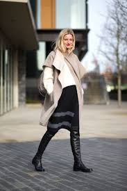 A black skirt can be one of the most versatile pieces in your wardrobe. How To Style Over The Knee Boots Closetful Of Clothes