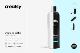 Shampoo Bottle Mockup Set Bottle Mockup Shampoo Bottle Bottle