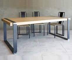 table en bois design table design table a manger bois et metal table salle a manger salle a manger bois