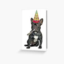 Search more high quality free transparent png images on pngkey.com and share it with your friends. French Bulldog Greeting Cards Redbubble