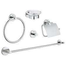 Buy grohe bathroom accessories & fittings and get the best deals at the lowest prices on ebay! Essentials Master Bathroom Accessories Set 5 In 1 Grohe
