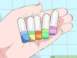 How To Choose A Tampon Size 9 Steps With Pictures Wikihow