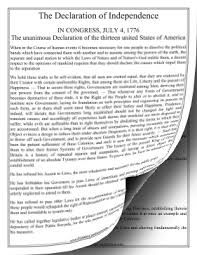Large Print Makes This Printable Declaration Of Independence Easy To Read And Use In History An Declaration Of Independence Large Prints World History Teaching