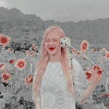 روزي عضوة من فريق بلاك بينك كيوت rose icons aesthetic blackpink rose rose icon