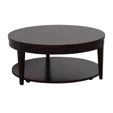 12,118 results for round coffee tables. 89 Off Macy S Macy S Modern Rolling Round Coffee Table Tables