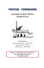 Proposal rehab musholla ke masyarakat dan bupati a. Proposal Renovasi Masjid Nurul Huda