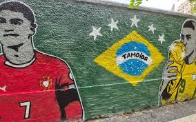 Bares e restaurantes da Zona Sul do Rio enfeitam ruas para a Copa do Mundo