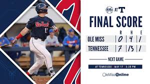 Get live baseball results at our free livescores website. Tennessee Tops Ole Miss Baseball In Game 1 Ole Miss Athletics