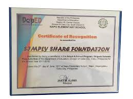 Deped certificate template (page 1) templates deped misamis oriental deped cert of recognition template : Simplyshare Certificates Of Recognition Simplyshare Foundation Inc