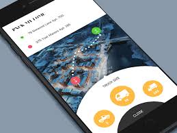 4 Car And Navigation Interaction Collection On Behance App Design Mobile App Design Ios Design