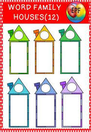 Download high quality words clip art from our collection of 65,000,000 clip art graphics. Word Family Houses Clipart 50 Off For 48 Hours By Silviya V Murphy