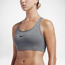 Nike Swoosh Women S Sports Bra Size Xl Carbon Heather Medium Support Sports Bra Sports Bra Best Sports Bras