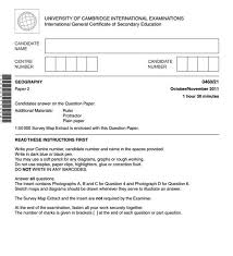 Igcse Examinations Geography For 2021 Beyond