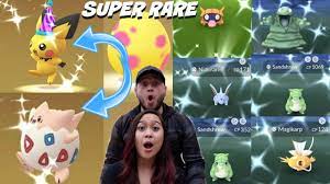 Ultra Rare 98 Shiny Party Hat Pichu Hatch Rarest Hatch Of All Time 9 New Shinys Pokemon Go Youtube