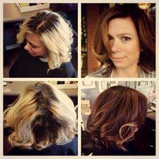 Total Hair Transformation From Grown Out Over Processed Bleach Blonde To Gorgeous Natural Rooted Brown With Bal Bleach Blonde Hair Bleach Blonde Bleached Hair