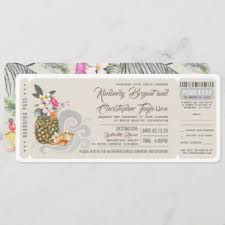 We decided to do a custom version of a boarding pass and the result was absolute gorgeous and. Hawaii Hochzeit Einladungen Zazzle De