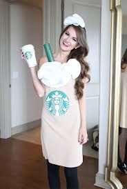 The only thing diy master erica domesek of p.s. Last Minute Diy Halloween Costume Starbucks Cup Southern Curls Pearls