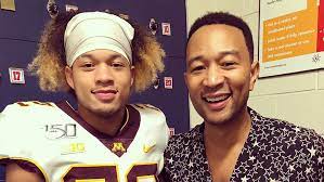 John Legend Supports His Nephew At Fresno State V. Minnesota Football Game  | Access