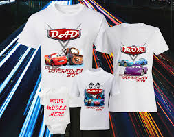 Birthday Party Cars T Shirt Design For Family Cars Birthday Disney T Shirts Cars Shirt Disney Family Shirts Birthday T Shirts Lightning Mcqueen Shirt S Disney Shirts For Family Disney Tshirts Family Shirts