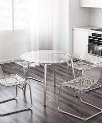 Dining table glass top dining table salmi chrome plated steel chrome plated steel 105(d)x73cm 99.90 ikea dining chair dining chair bernhard cotton/polyester deep red 45x50x77cm 89.90 ikea wine rack 4 bottle. Glass Ikea Table Shatters Ikea Salmi Glass Table Shattered